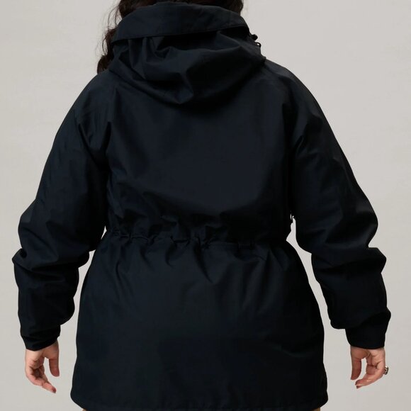 Astrid Wild Scandinavian Outdoor Emma Shell Jacket in Black - Picture 3 of 13